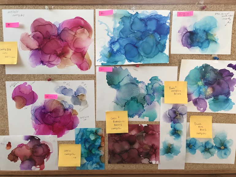 アルコールインクアート保護スプレーで仕上げ｜褪色を防ぐ方法とは？ ⋆ Narui My